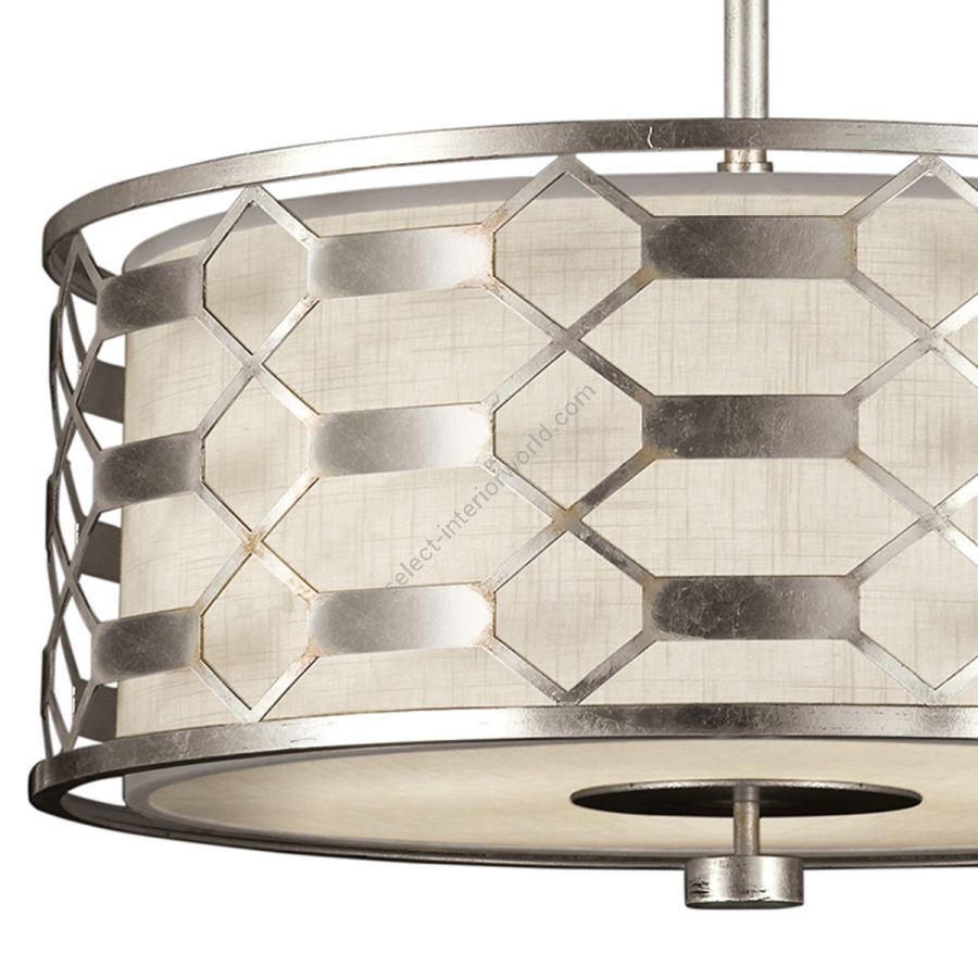 Silver / White Linen Shade - 787540