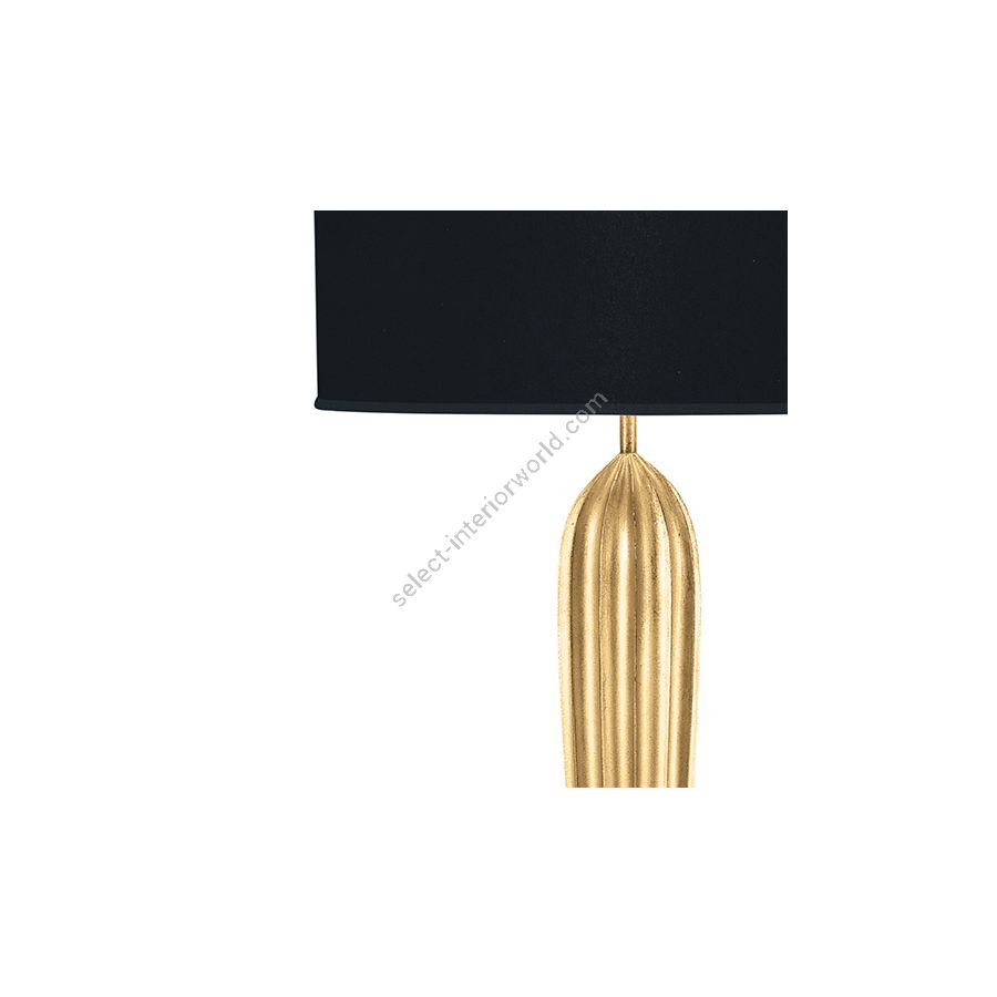 Gold Leaf / Black Fabric & Gold Inner Lining Shade - 792915-34