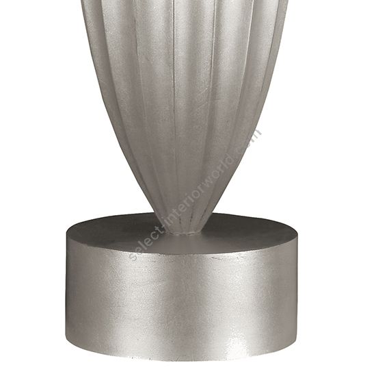 Silver Leaf / White Fabric Shade - 793110-41