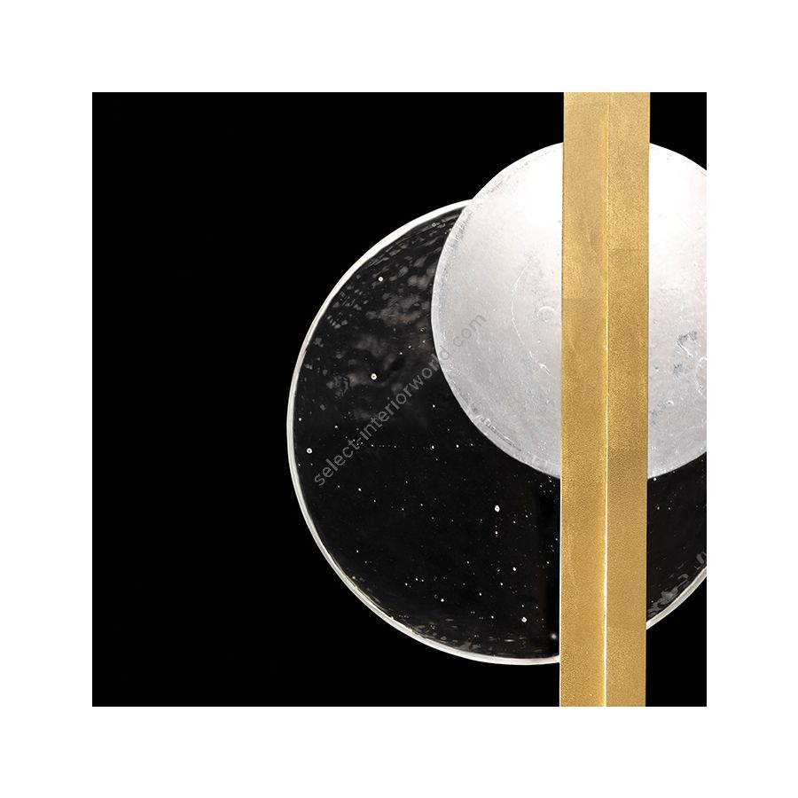 Gold Leaf / Clear & White Glass 920550-3