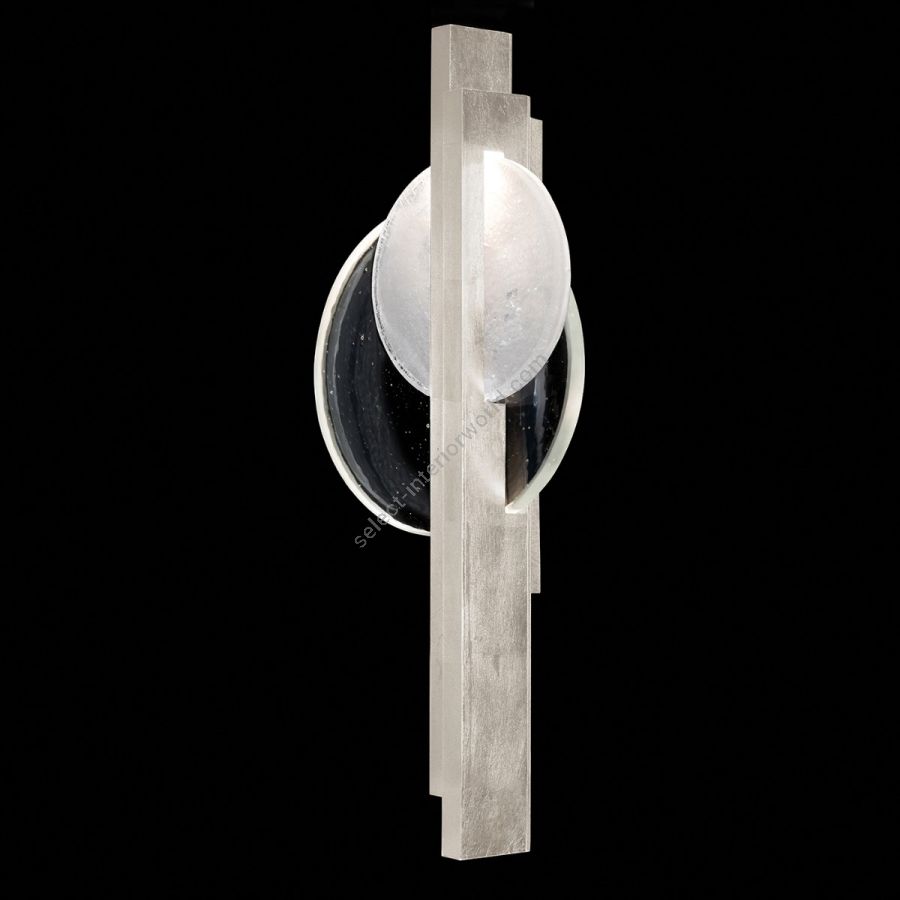 Silver Leaf / Clear & White Glass 920550-4