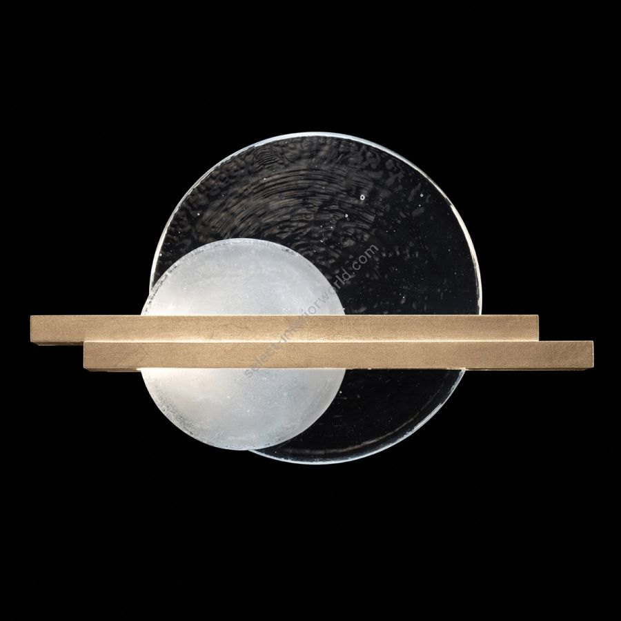 Soft Gold Leaf / Clear & White Glass 922450-5