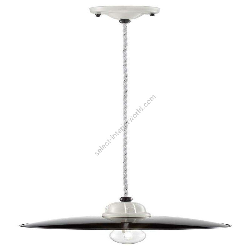 White and Black finish (cm.: W 30 x D 30 / inch.: W 11.8" x D 11.8")