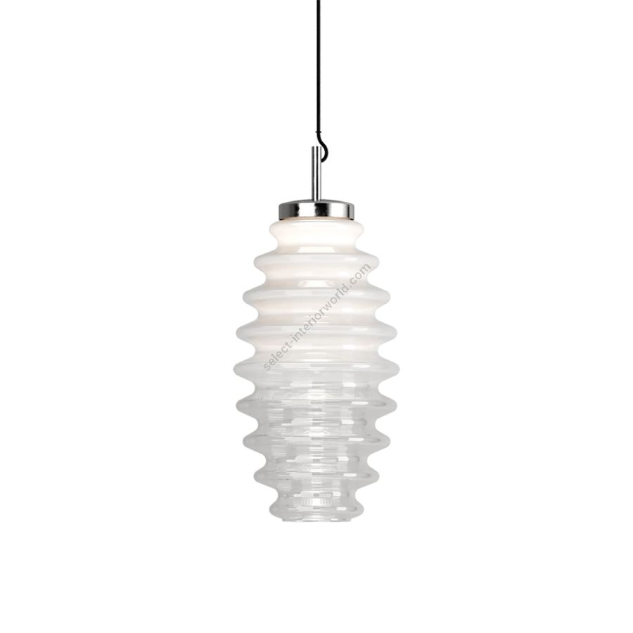 Suspension lamp / White glass colour