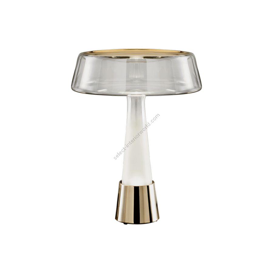 Table led lamp / Gold top / Light Gold finish