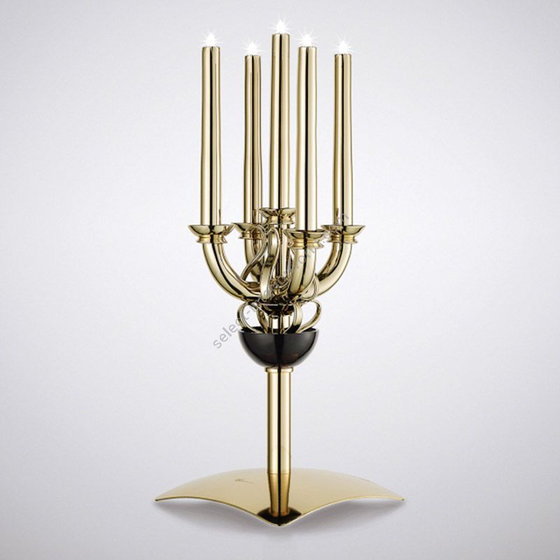Polished Gold finish / Gold glass color