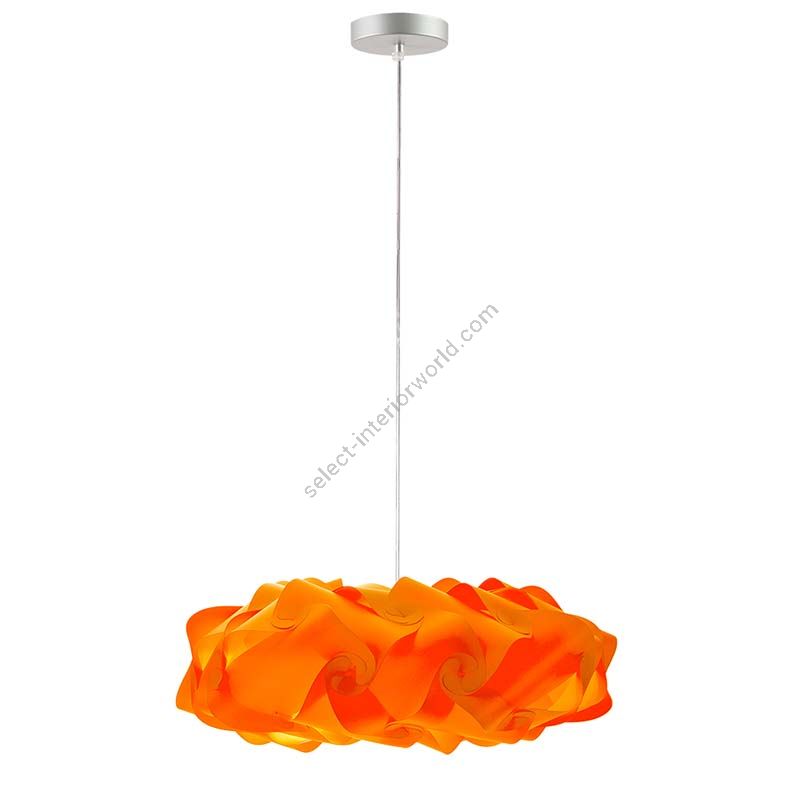 Orange finish / cm.: 170 (H1/20 +H2/150) x 60 x 60 / inch.: 66.9" (H1/7.9" + H2/60") x 23.6" x 23.6"
