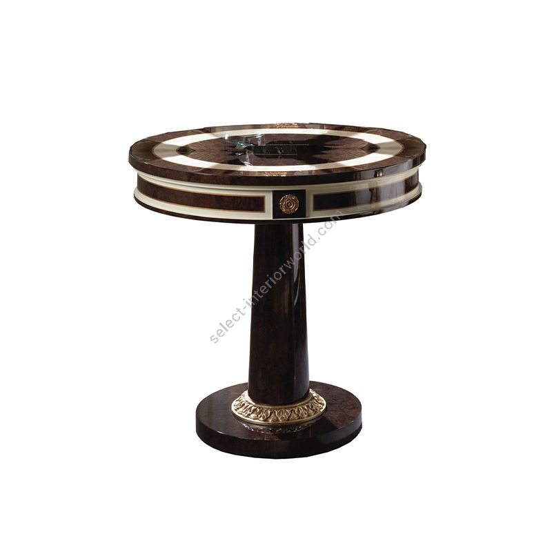 Side table / Belgravia wood with french gold finish