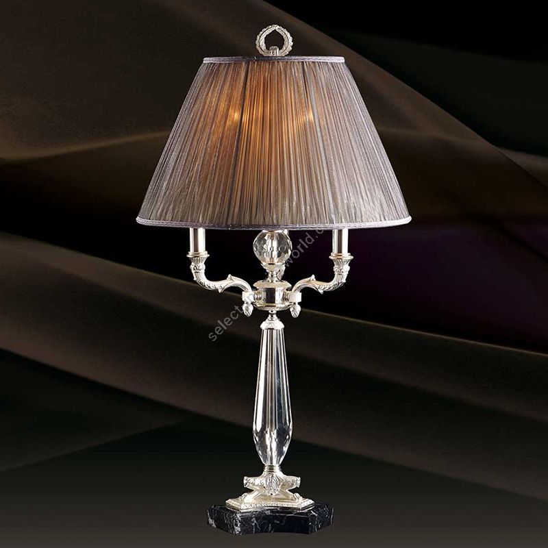 Antique Silver Plated Finish / Silver Lamp Shade