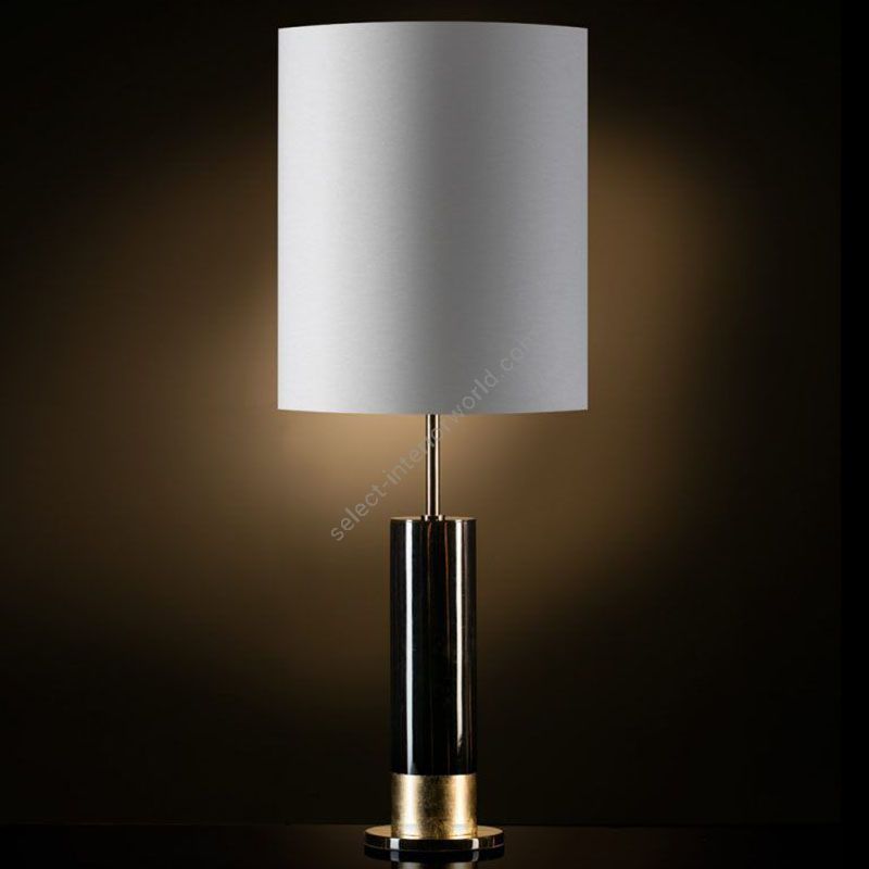 With Beige plain lampshade