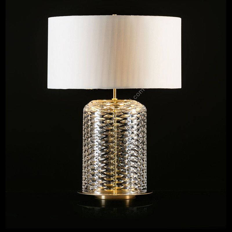With lamp shade / cm.: 71 x 50 x 50 / inch.: 27.95" x 19.69" x 19.69"