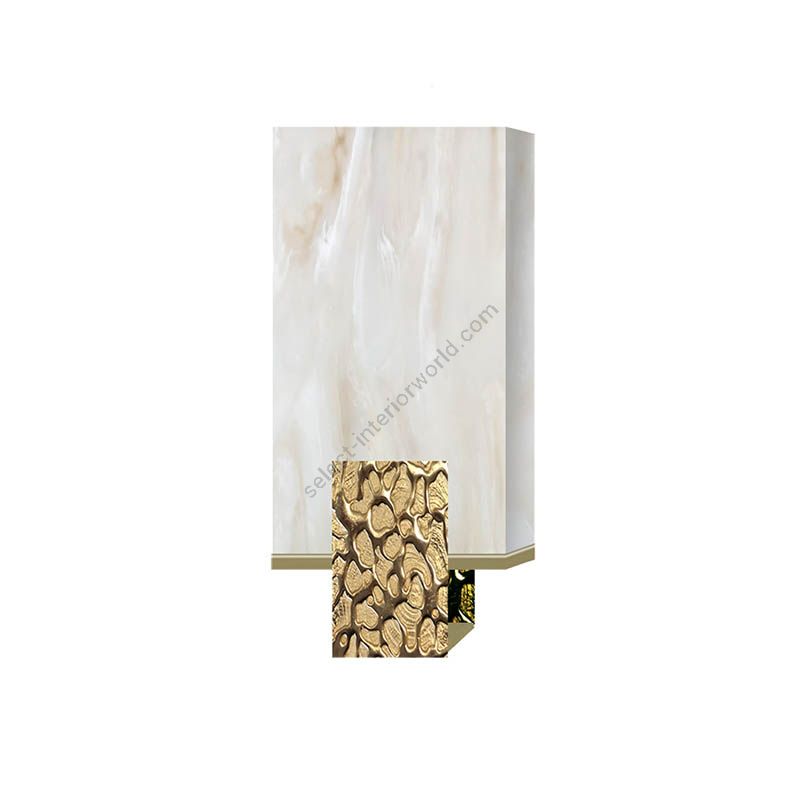 Wall bracket / Antique gold plated finish