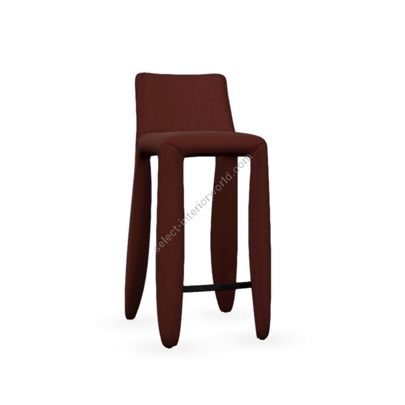Barstool / Red 660 (Hallingdal 65) upholstery / Size (HxWxD) cm.: 103 x 41 x 51 / inch.: 40.55" x 16.1" x 20.1"