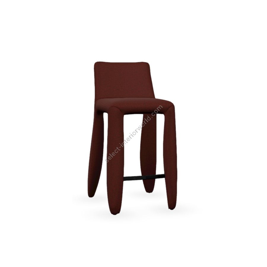 Barstool / Red 660 (Hallingdal 65) upholstery / Size (HxWxD) cm.: 93 x 41 x 51 / inch.: 36.61" x 16.1" x 20.1"