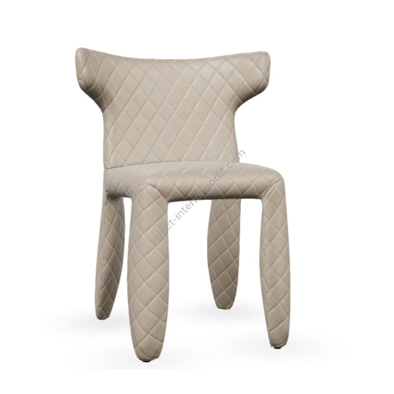 Chair with arms / Oyster (Abbracci) upholstery