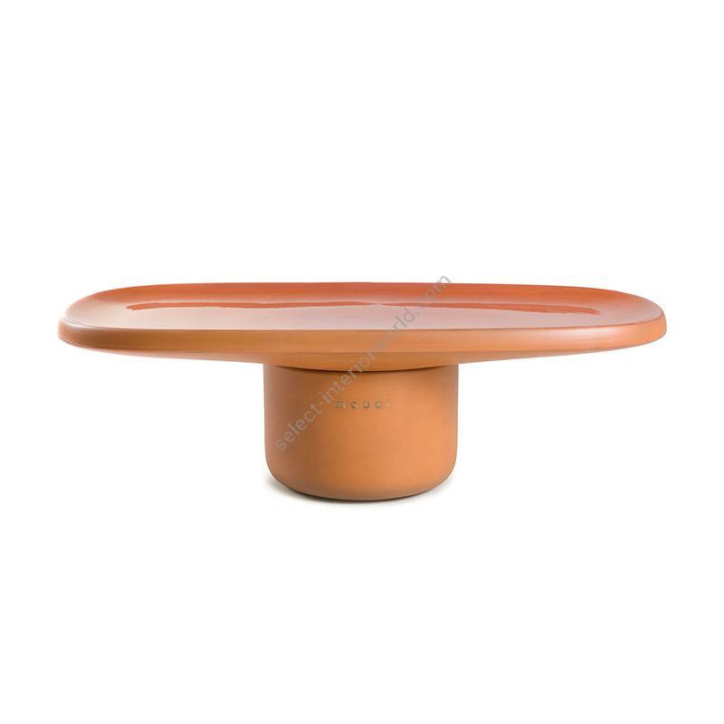 Coffee table Rectangle Low / Terracotta finish