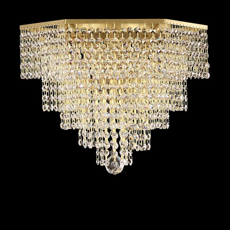 Liquid Gold Finish / 3 lights (cm.: 30 x 40 x 40 / inch.: 11.81" x 15.75" x 15.75")