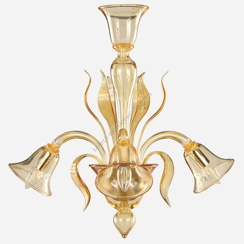 Acacia Glass / 3 lights (cm.: 60 x 60 x 60 / inch.: 23.62" x 23.62" x 23.62")