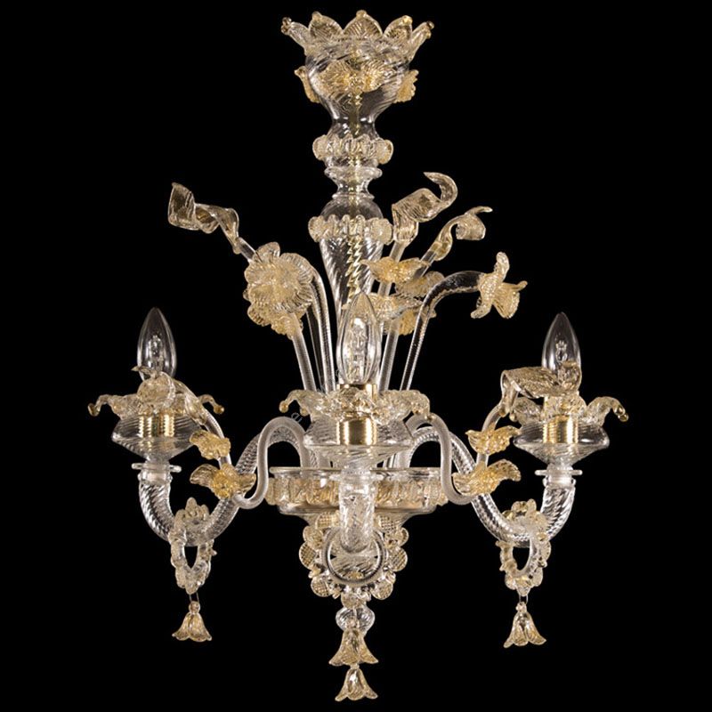 Gold Glass / 3 lights