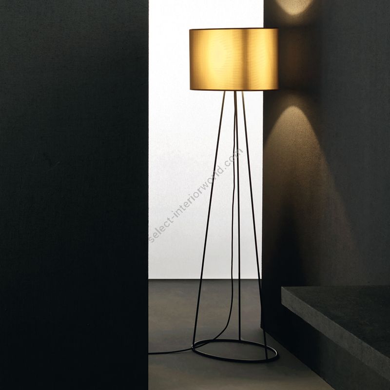 Floor lamp / Brass finish