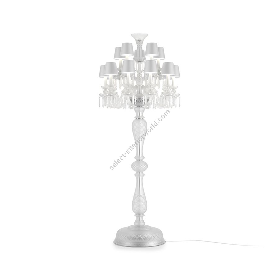 Exquisite Floor lamp / White Silk lampshades