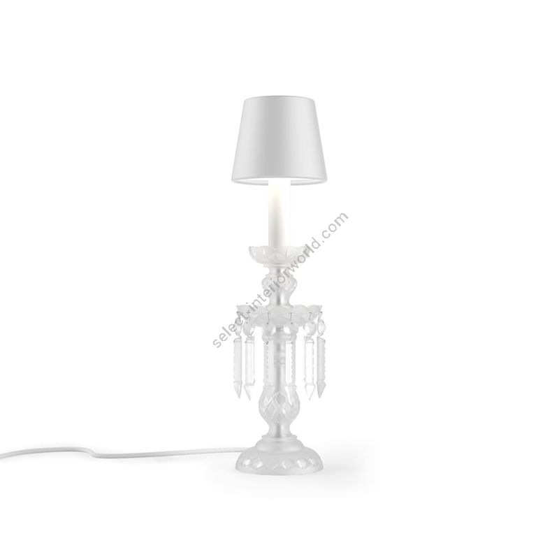 Exquisite Table Lamp / Contemporary Colour / White Silk lampshade