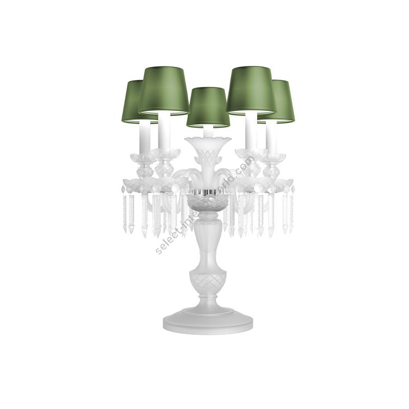 Exquisite Table Lamp / Contemporary Colour / Green Silk lampshades