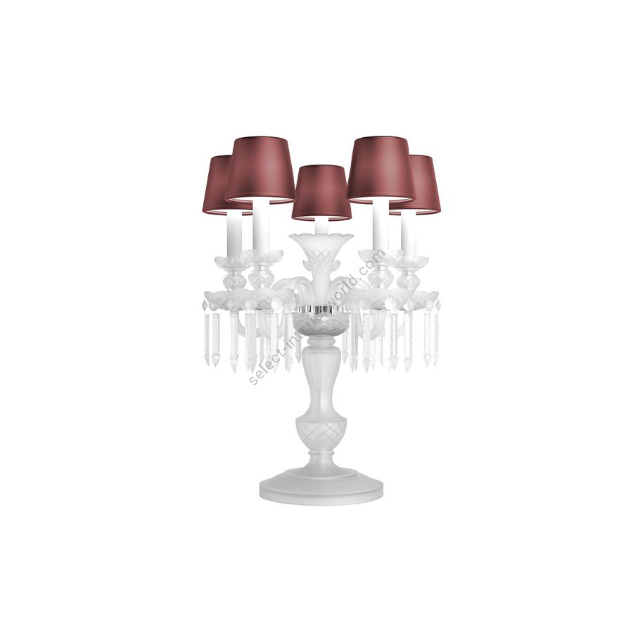 Exquisite Table Lamp / Contemporary Colour / Red Silk lampshades
