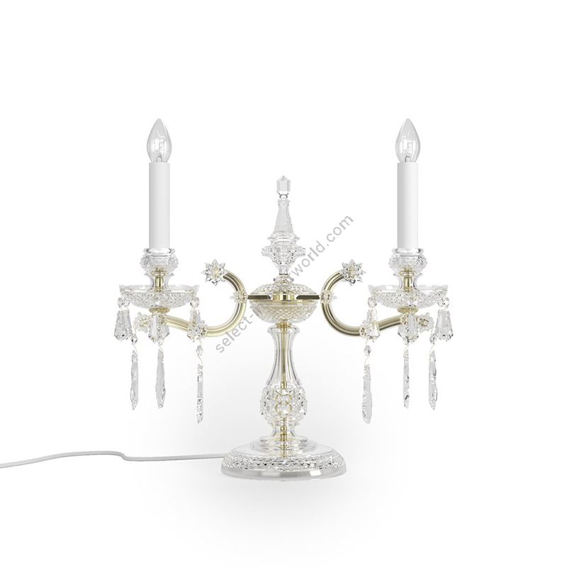 Luxury Table Lamp, French historic style / Polished Brass finish