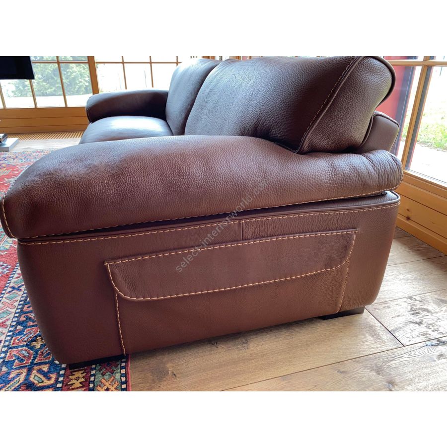 Geruïneerd cabine Gewoon doen Buy Roche Bobois ASCOT Leather 3-Seat Sofa Online, price