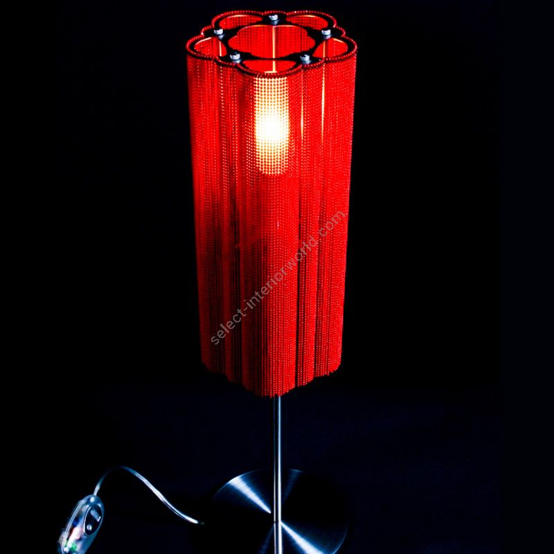 Red color range, cm.: 62 x 17 x 17 / inch.: 24" x 6.7" x 6.7" size