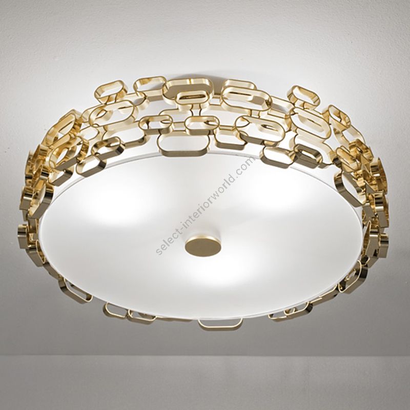Ceiling lamp / Gold plated finish