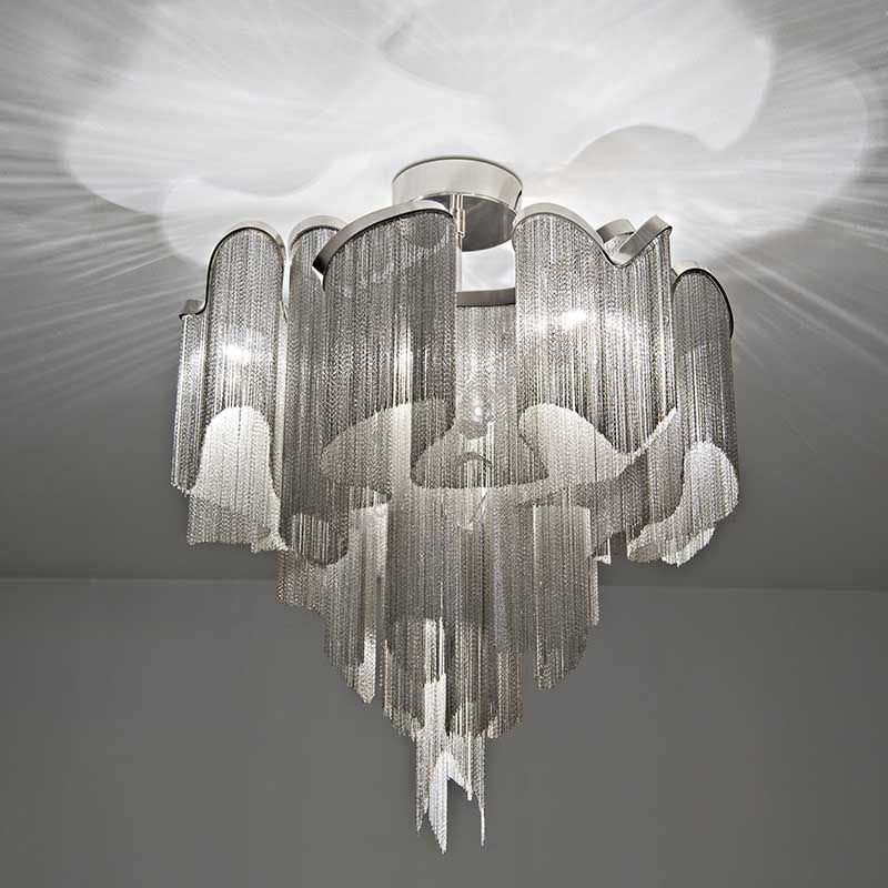 Ceiling lamp / Nickel finish