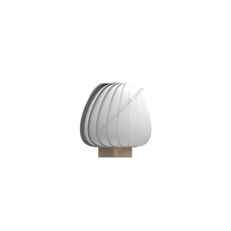 Table lamp / White finish / Plastic material