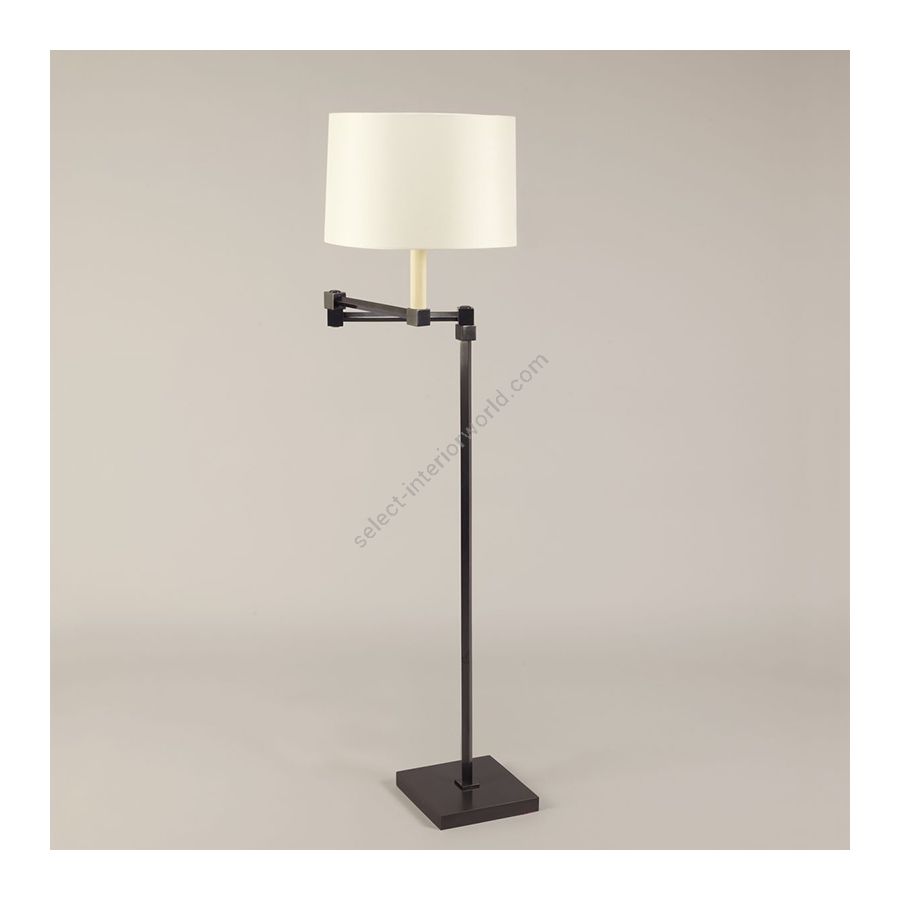 Table lamp / Bronze finish / Cream colour, material silk lampshade