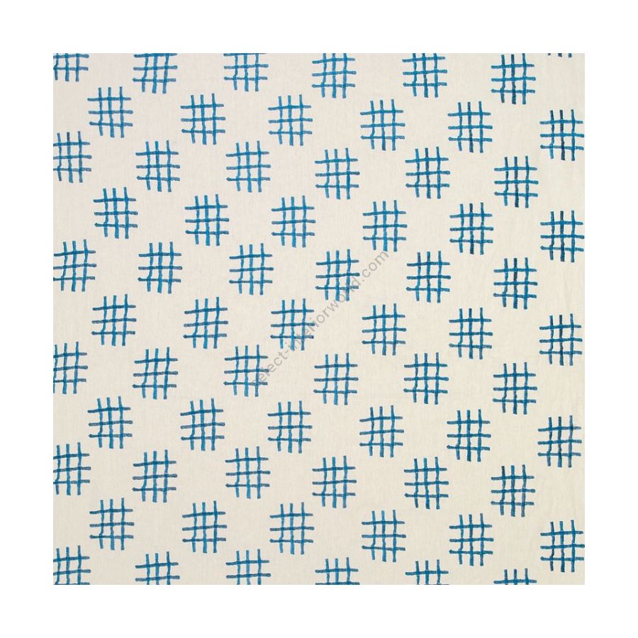 Kyoto Embroidered Linen - Blue (BL)