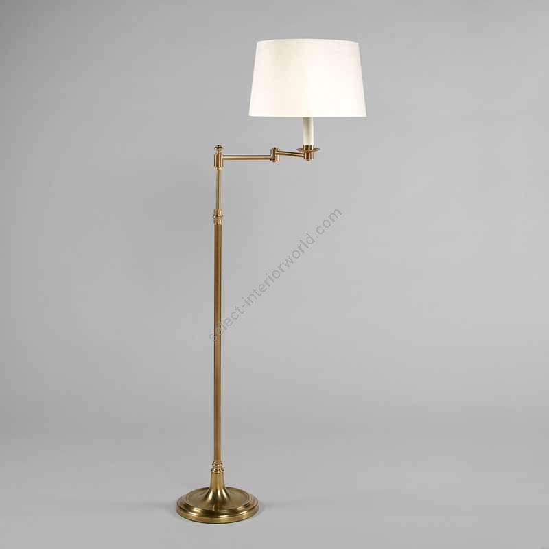 Brass finish / Lily Linen lampshade