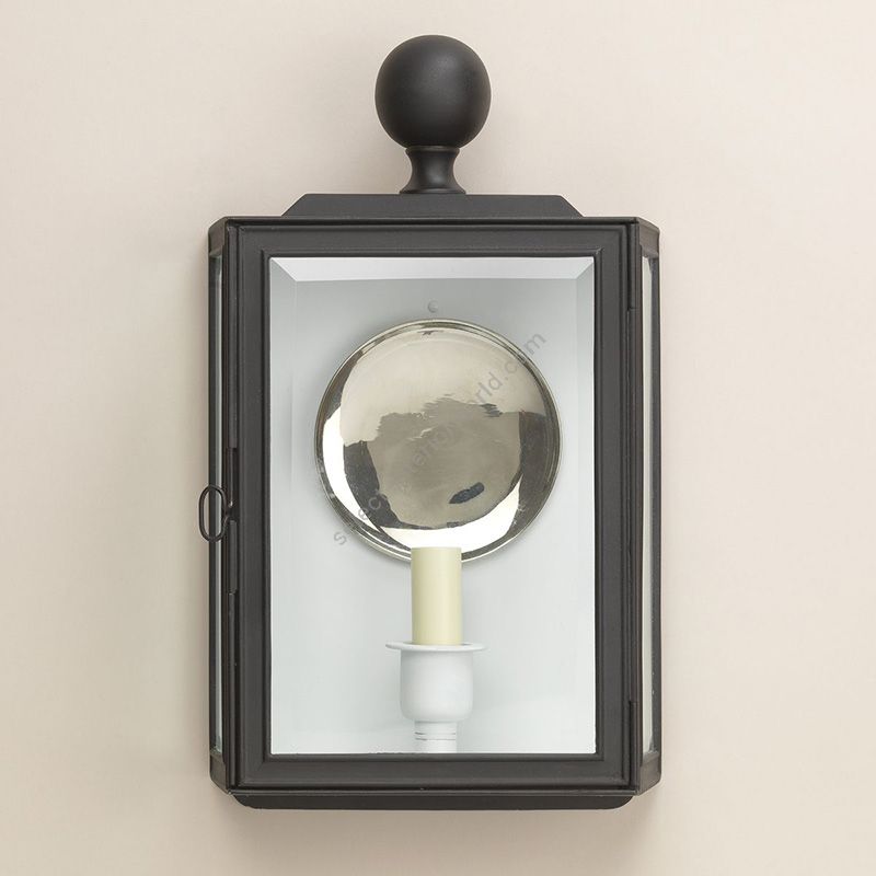 Wall lantern / Black finish / IP23 (suitable for wet locations)