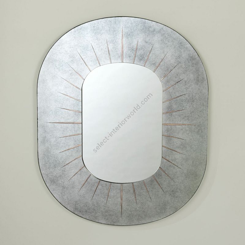 Wall mirror / cm.: 72 x 57.5 x 3.3 / inch.: 28.3" x 22.6" x 1.3" (portrait)
