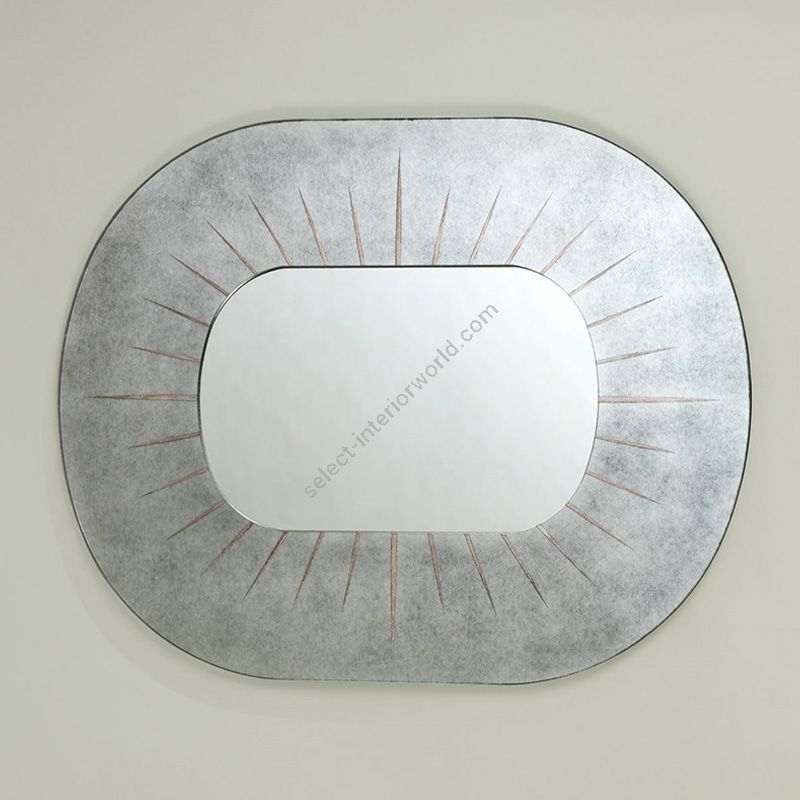 Wall mirror / cm.: 57.5 x 72 x 3.3 / inch.: 22.6" x 28.3" x 1.3" (landscape)