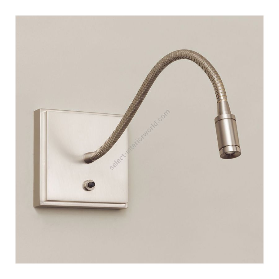 Reading Light / Brushed nickel finish with metal arm