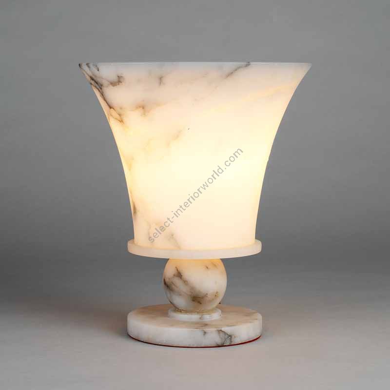 Table lamp / Ivory Alabaster finish