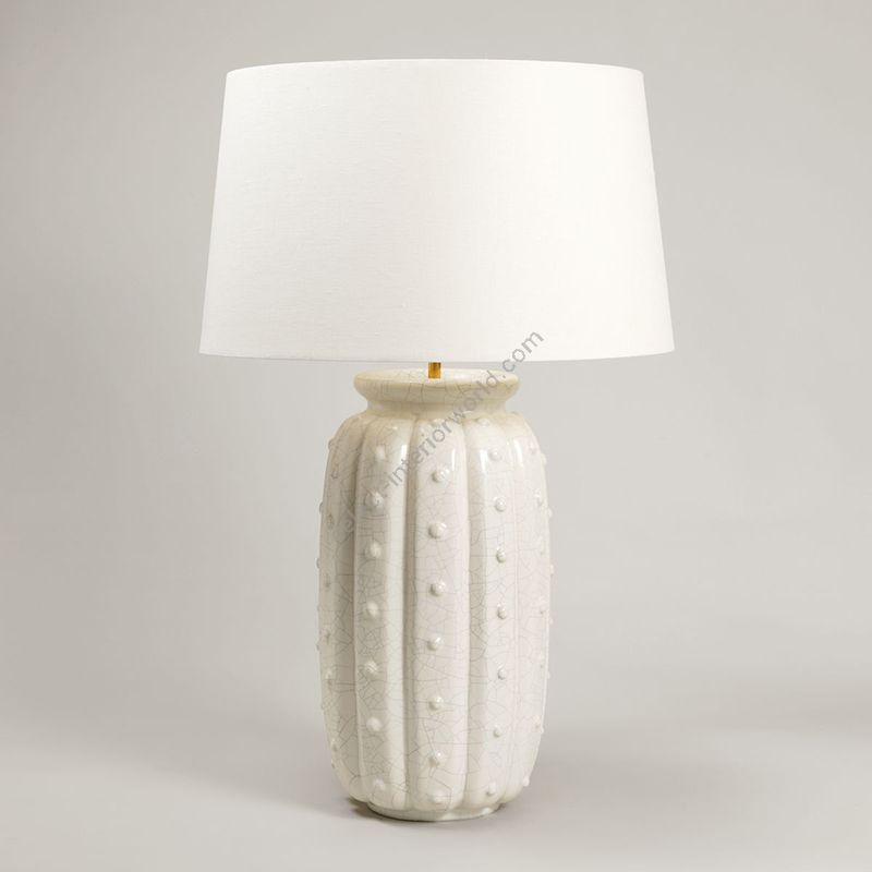 Table lamp / Lily colour lampshade, material linen