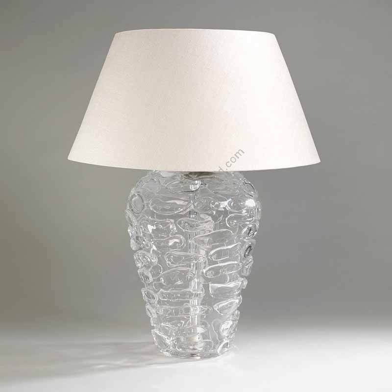 Table lamp / Lampshade: colour - Cream; material - Silk