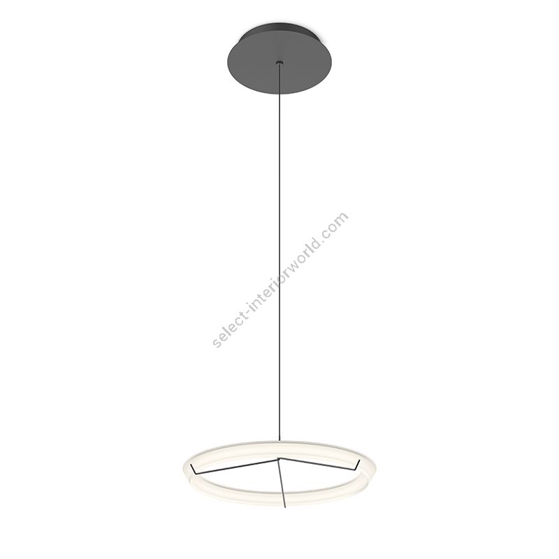 Pendant led lamp / Black finish / Without inclined diffuser