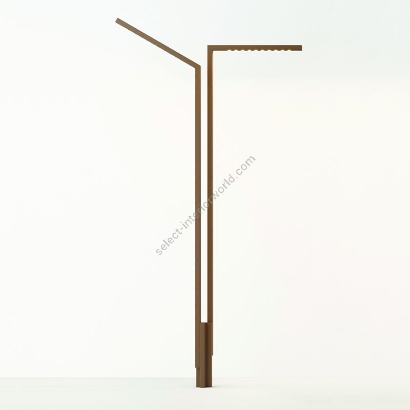 Outdoor led lamp / Brown finish
