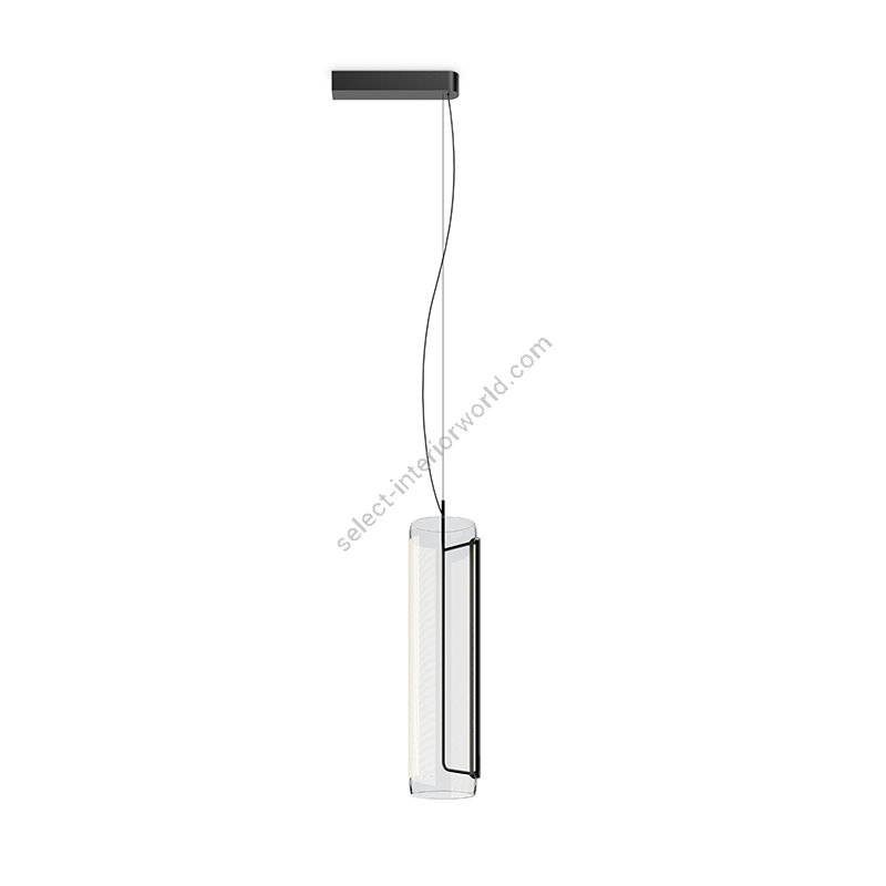 Pendant led lamp / 1 led strip (cm.: max 200 x 34 x 16)