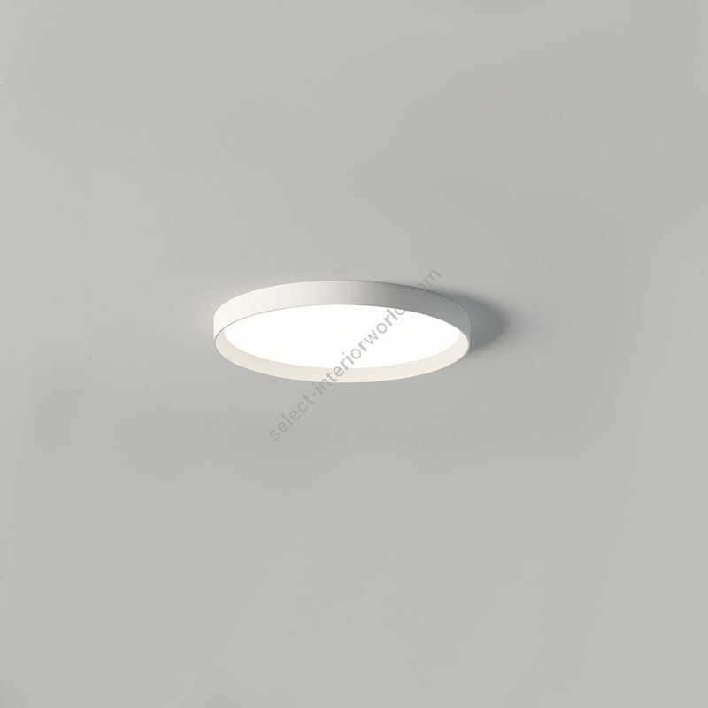Flush mount led lamp / White finish / cm.: 7 x 50 x 50