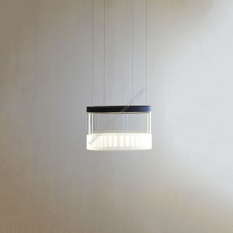 Pendant led lamp / cm.: max 200 (H1/23) x 40 x 40