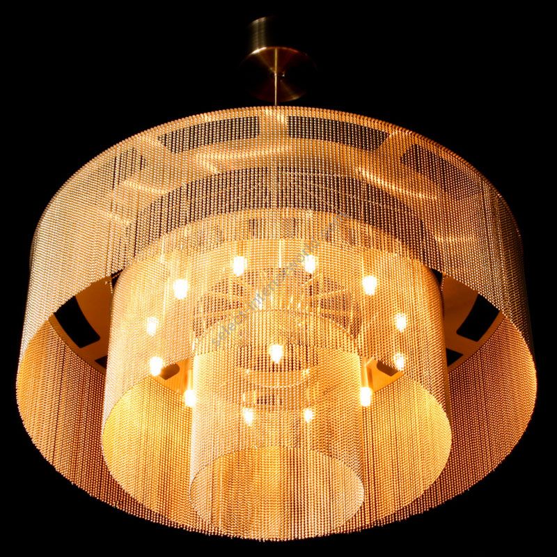 Brass color range, cm.: 80 x 70 x 70 / inch.: 31.5" x 28" x 28" size